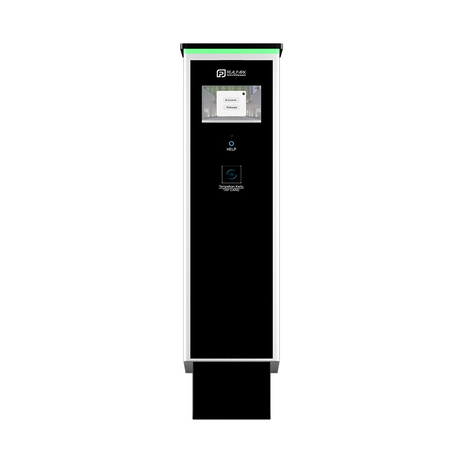 Indonesia custom card reader entrance parking machine